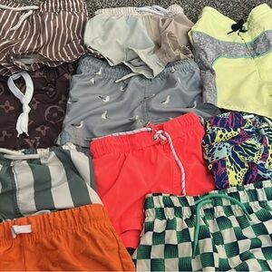 Vibrant Kids Swim Trunks Collection